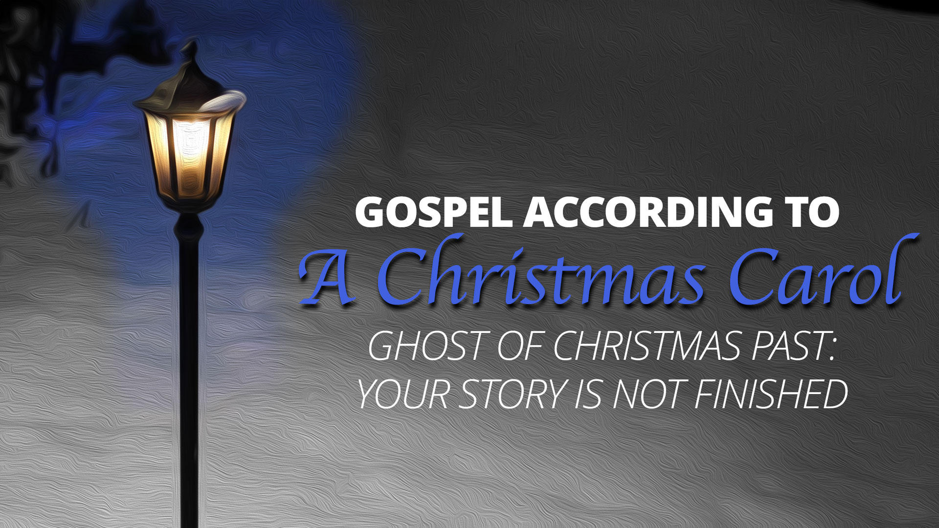 Ghost of Christmas Past: Your Story is Not Finished