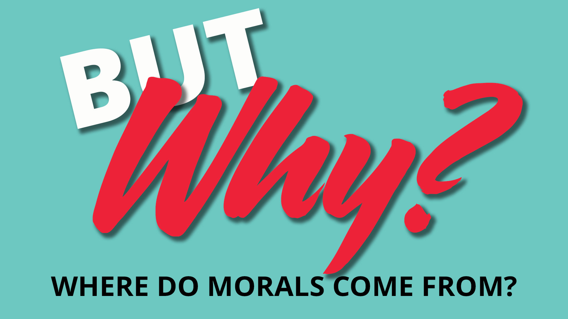 But Why? – Do Morals Point to God
